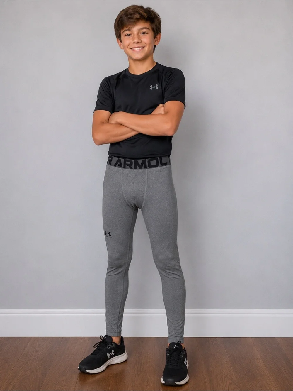 Under Armour Kids ColdGear Armour Compression Leggings - Youth Medium